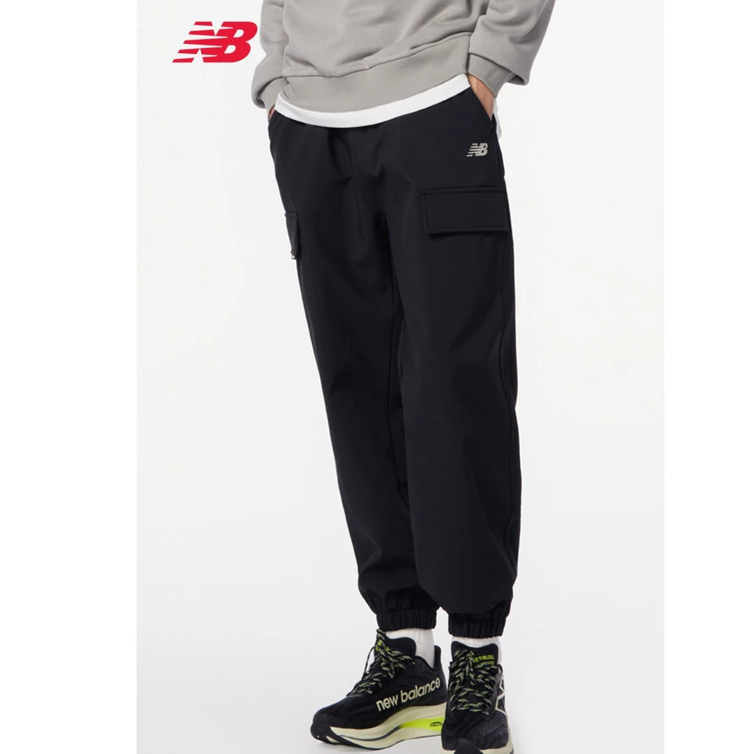 New Balance NB官方男款简约休闲风时尚百搭运动梭织长裤AMP34315