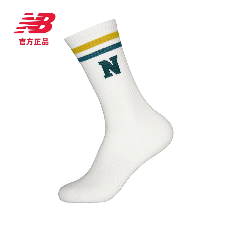 NEW BALANCE NB官方正品经典男女款情侣潮流百搭休闲长袜LAS42405
