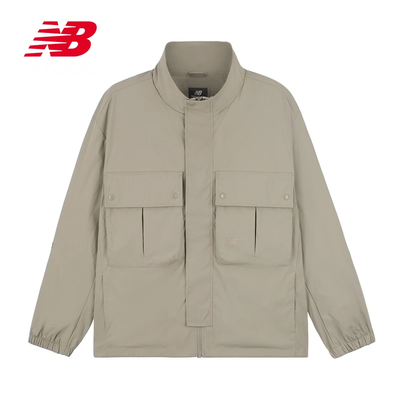New Balance NB官方 男款舒适潮流百搭运动休闲外套 5AD37111