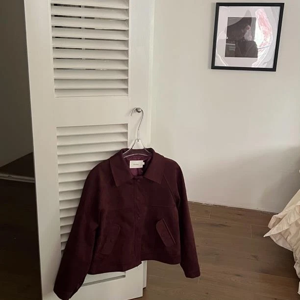 【赵小小yimao】75362 高级感复古韩系休闲翻领飞行夹克短款外套