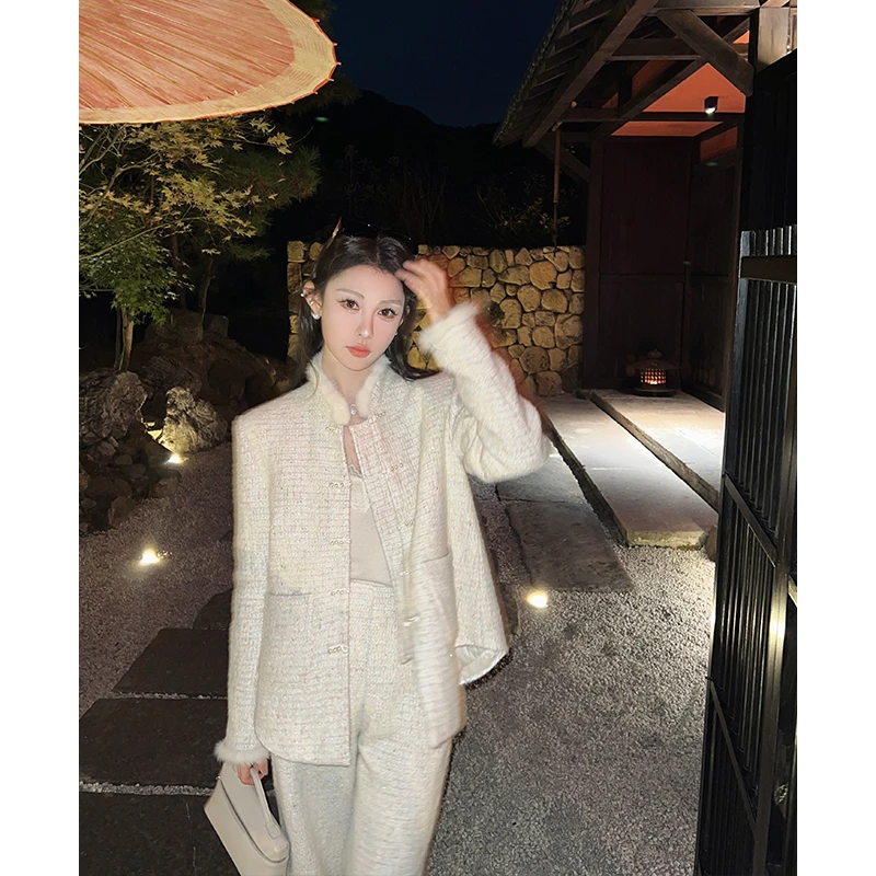 CUI CUI 崔崔【天台月光】设计款盘扣时尚国风百搭羽绒服C023559