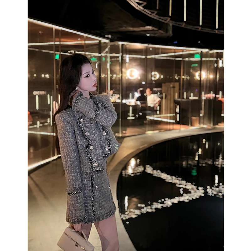 CUI CUI 崔崔【墨画丹青】设计款时尚套装小香风气质时尚C023218