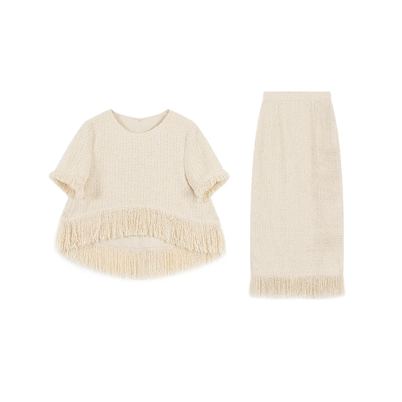 CUI CUI 崔崔【江南惜月2.0】设计款高腰时尚气质显瘦套装女C024180