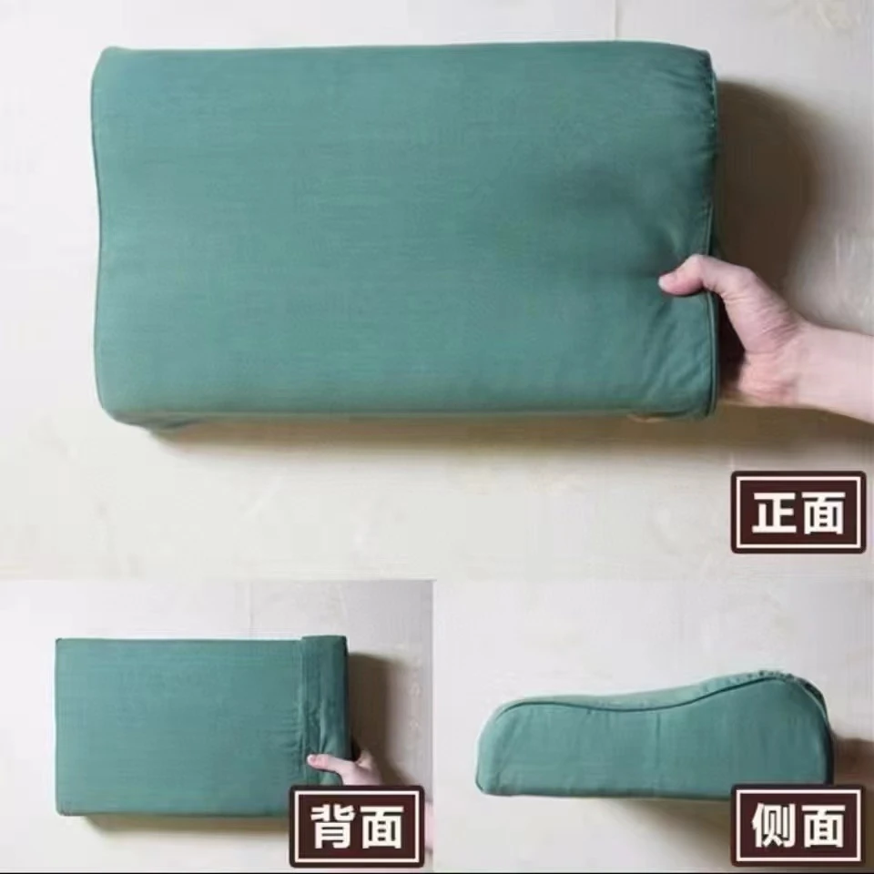 波浪型功能枕头固定睡姿不变形硬质棉人体工学公发枕头