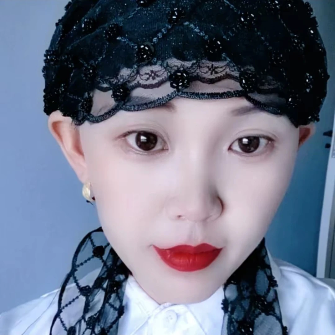 新款名媛头巾网红披肩爆款薄款包头流苏洋气帽子刺绣蕾丝时尚手工