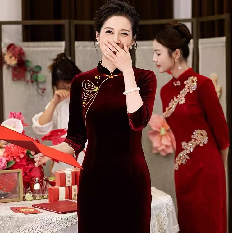 【喜妈妈囍婆婆】吴苏织匠 常熟新中式高端旗袍婚宴会大气手工礼服