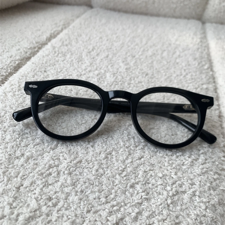 TITANIA INGLIS黑框眼镜女素颜神器高级感黑色配眼睛架D23-1204