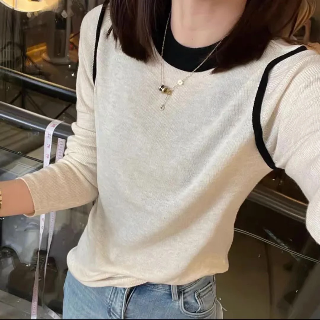欧货2025春款新款打底毛衣