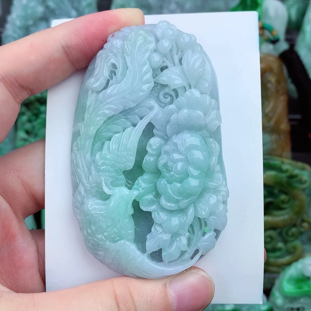 翡翠吊坠(不含链)未镶嵌