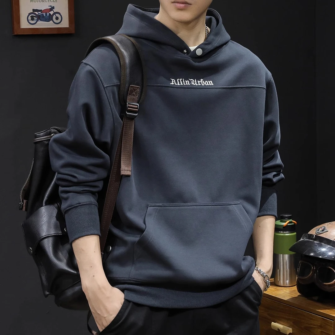 重磅连帽卫衣男2025新款潮牌秋冬款男士长袖外套秋季男款衣服大码