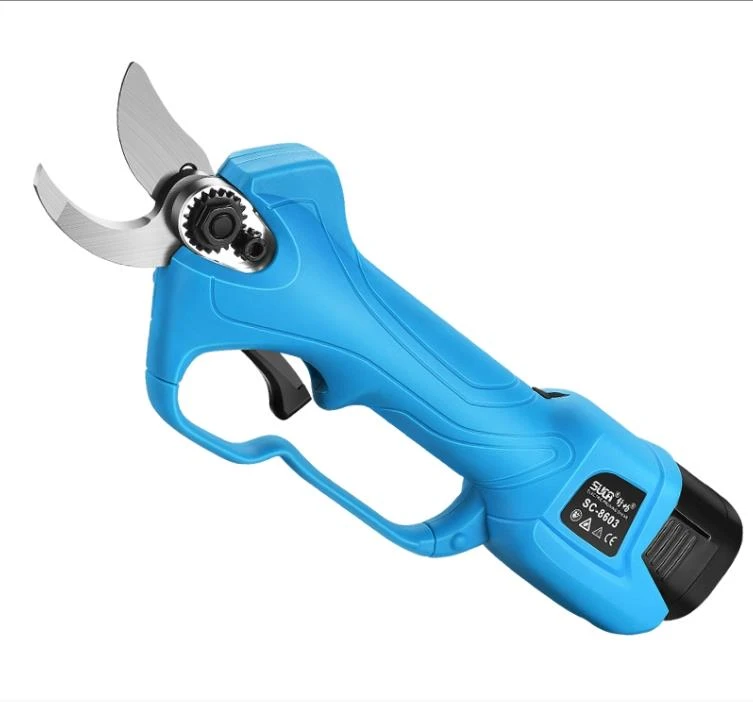 8603舒畅电动剪刀果树修枝剪充电式园林锂电剪刀粗枝剪树枝电剪子
