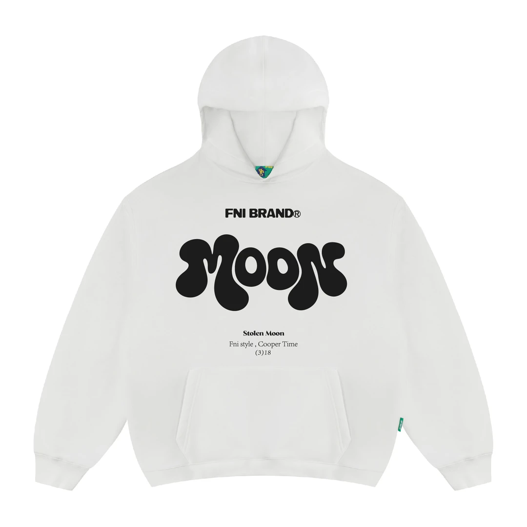 FNI主理人（Moon）男女同款加绒连帽卫衣秋冬国潮款早秋上衣
