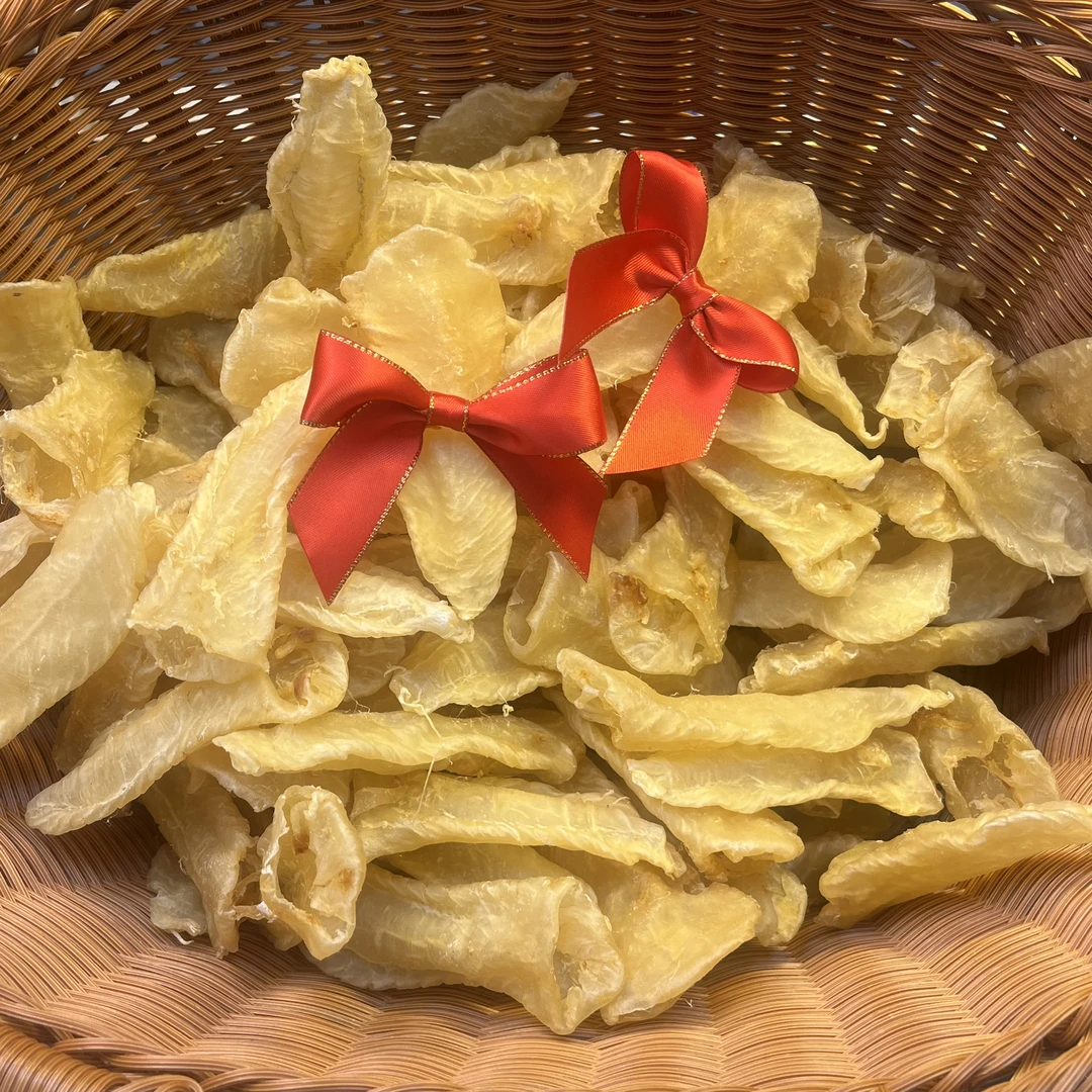 本港白花胶小胖子   深海干货正品鱼胶孕产术后高品质花胶1-500克