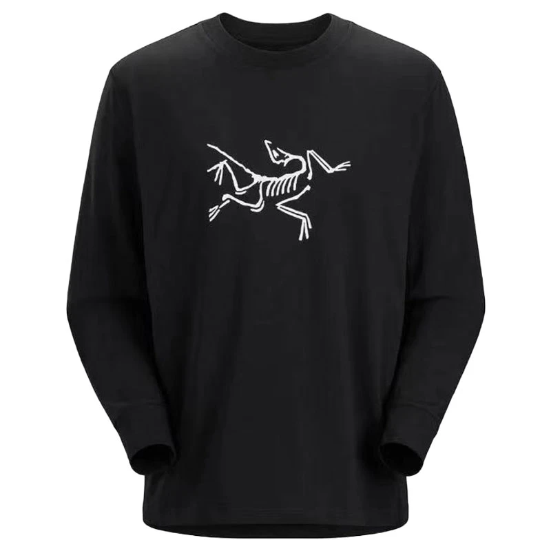 ARC'TERYX/始祖鸟Archaeopteryx Logo LS图案圆领长袖棉T恤衫卫衣