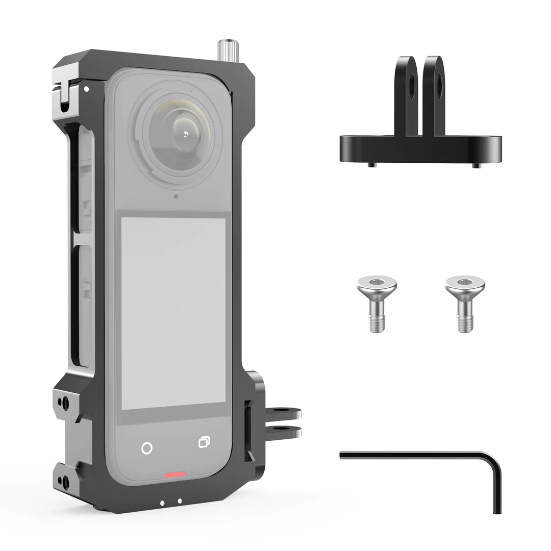 影石insta360X4金属兔笼全景运动相机铝合金保护边框拓展框配件