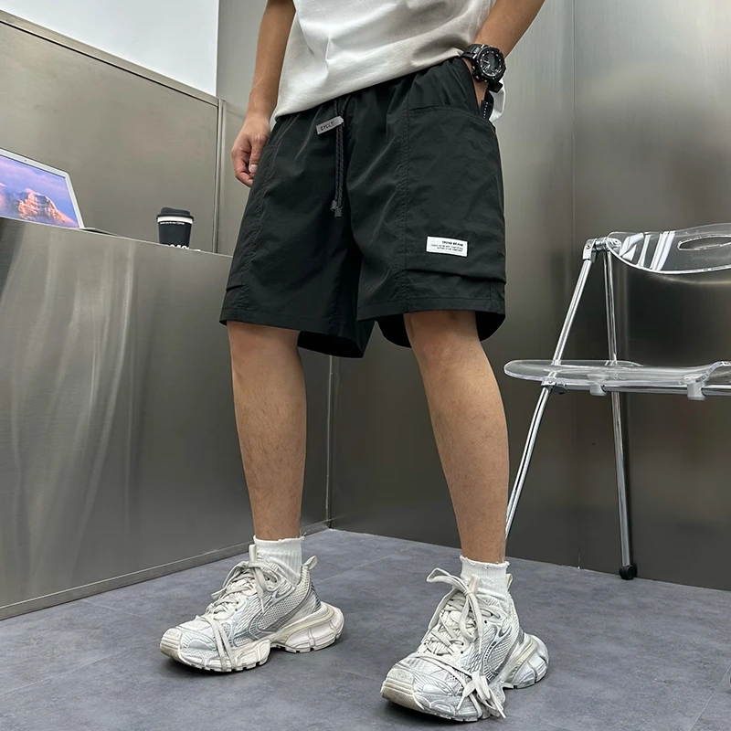 夏季新款美式潮流宽松大口袋男士工装短裤速干裤时尚百搭五分裤