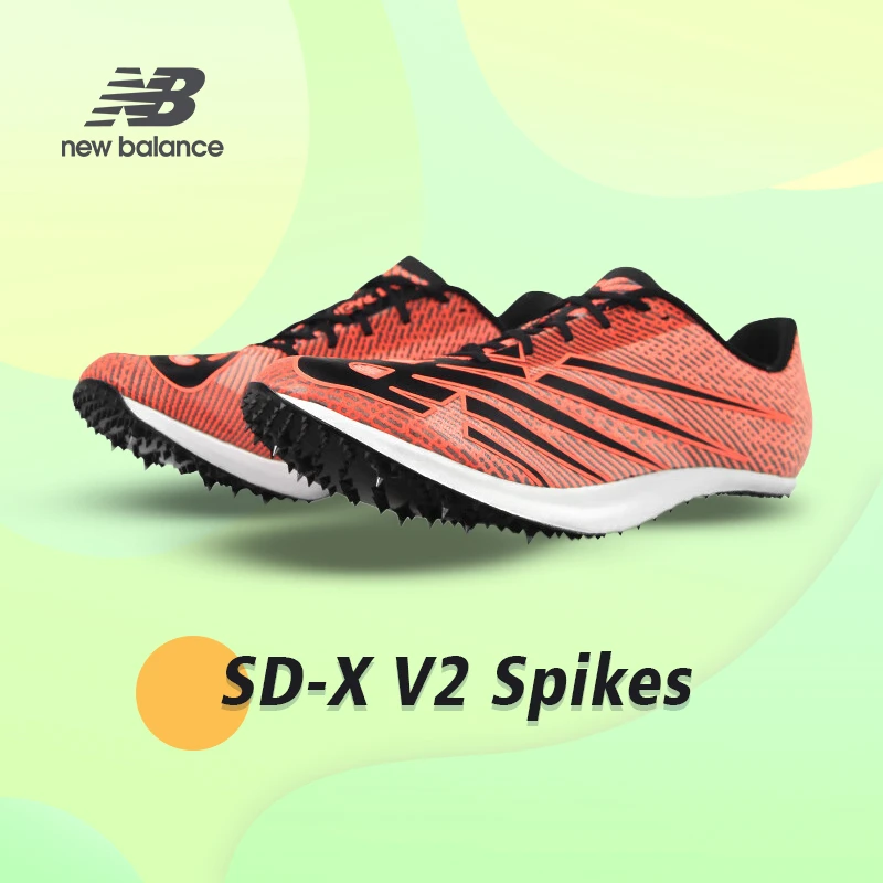 NEW BALANCE新百伦NB高端短中跑厚底碳板钉鞋100-800米 SD-X V2