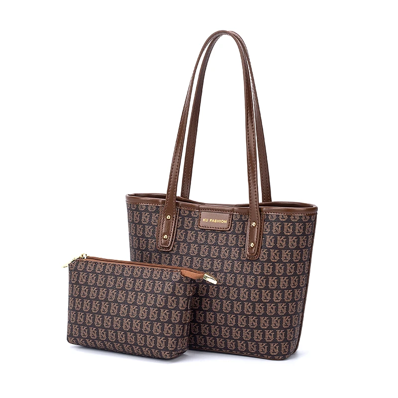 2024新款潮流百搭印花手提包单肩包