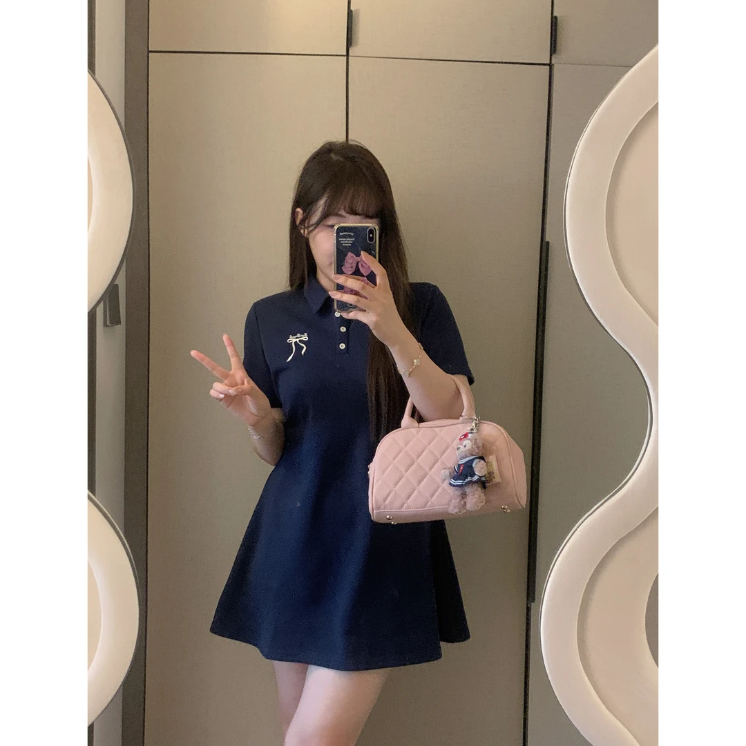 唐不灵微胖《汜水凉湾》日常休闲显瘦大码连衣裙夏款清凉百搭