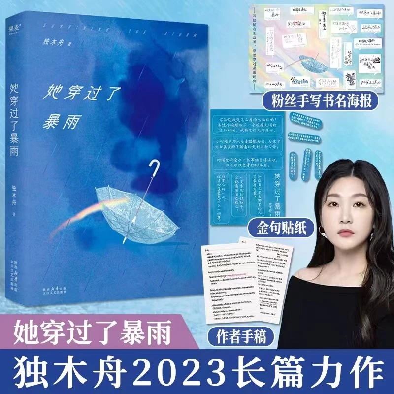 她穿过了暴雨 独木舟重磅新书 低谷挣扎穿过暴雨成功励志