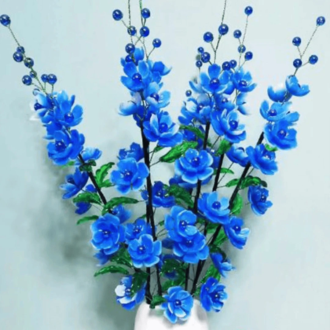 【可做12大枝】【两单送剪刀】仿玉渐变木槿花手工DIY材料包