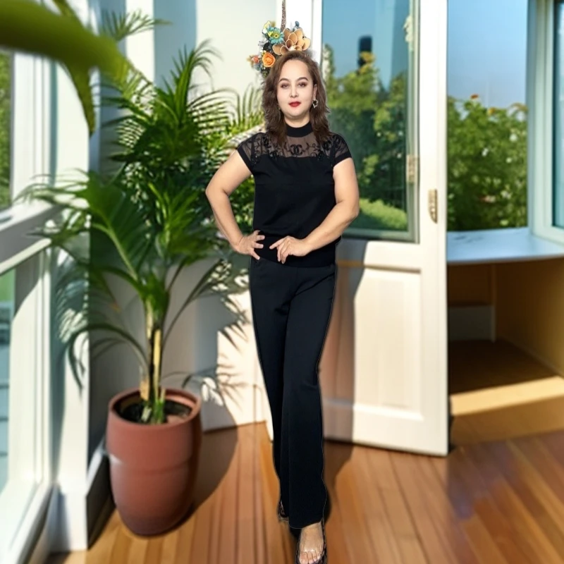 86002夏秋季通用搭配新款T恤