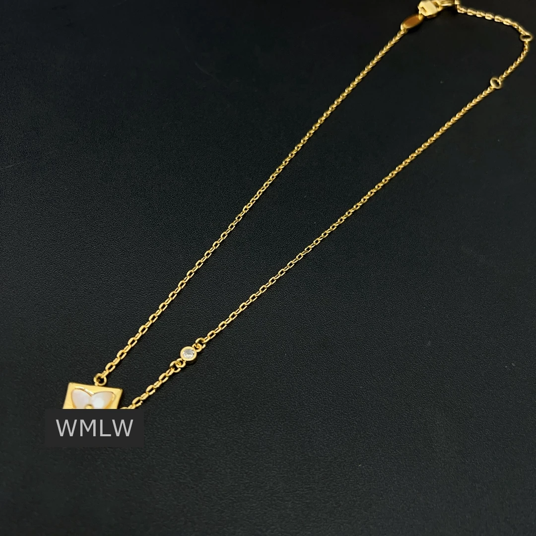 铜合金项链 2108女士项链设计师气质百搭简约B103
