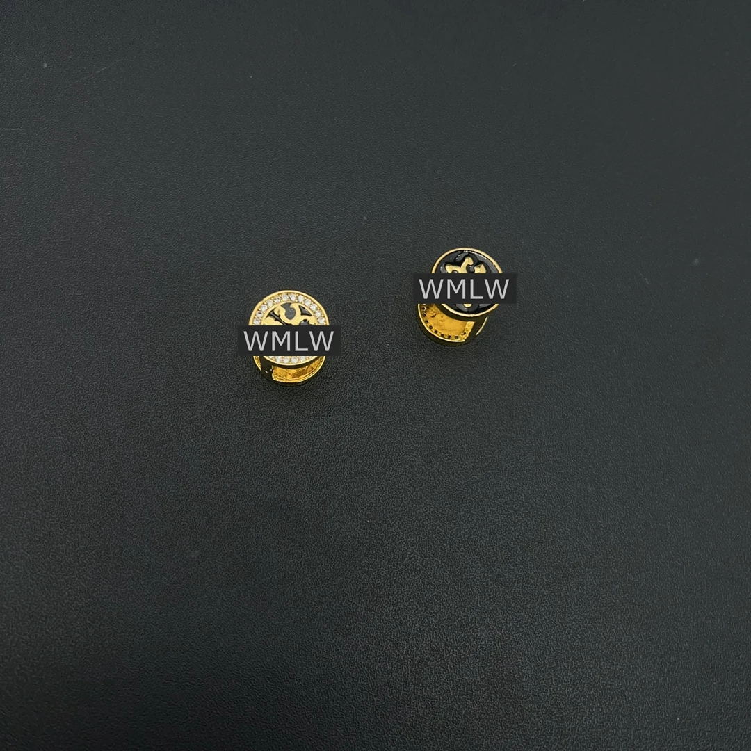 铜合金耳饰 3649耳饰金色潮牌设计新款不掉色D422