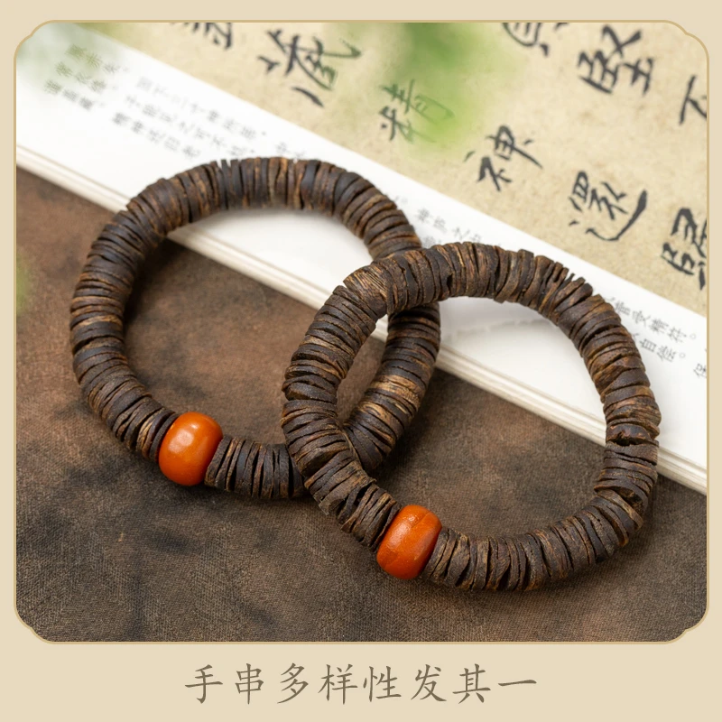 XIANYUAN/仙源莺歌绿奇楠沉水随形沉香手串（多样性发其一）