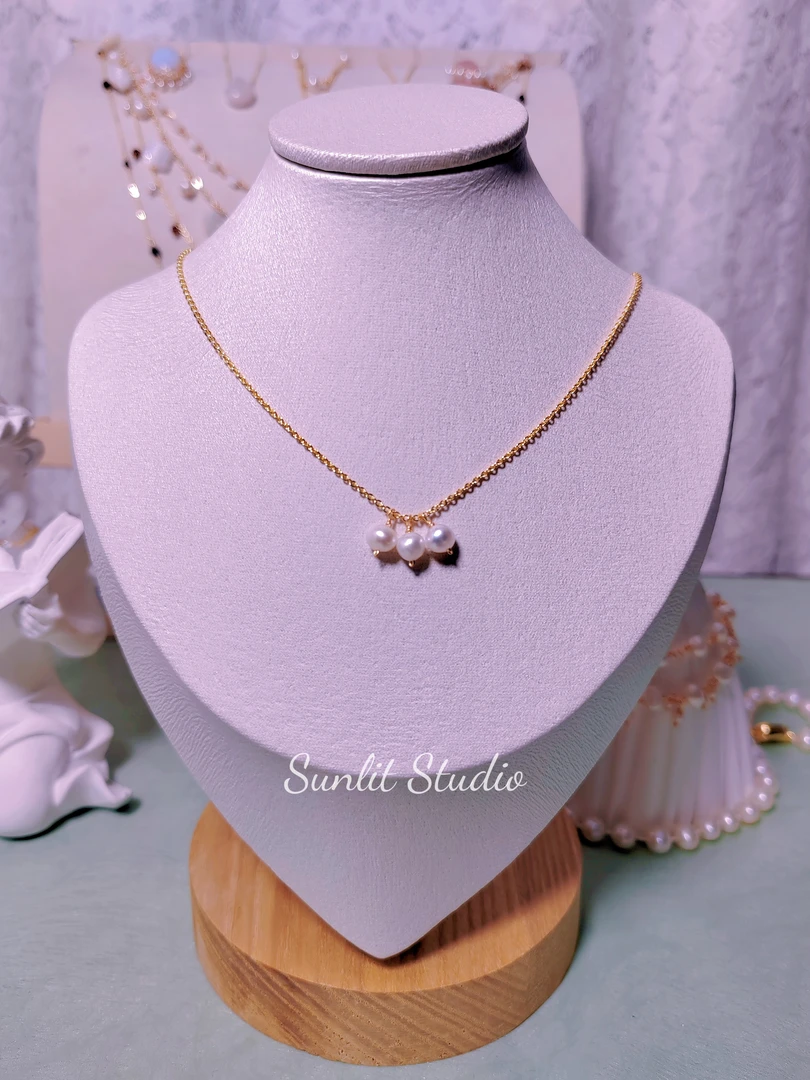 非金属珐琅项链 2101手工气质饰品简约百搭小众项链