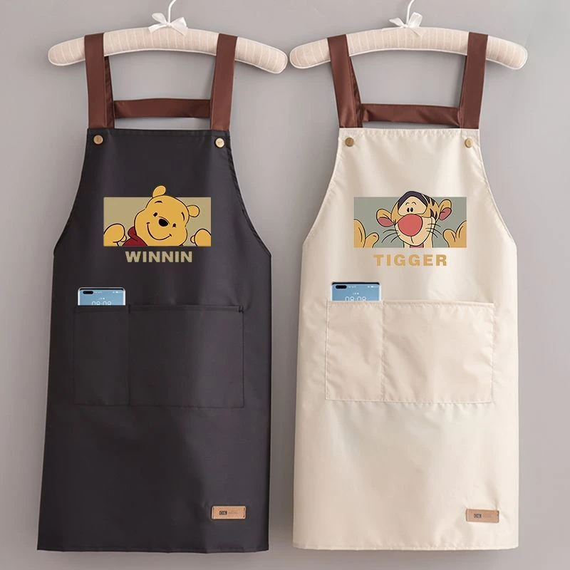 家用厨房做饭围裙防水防油餐饮专用女围腰上班工作服家用围裙-z