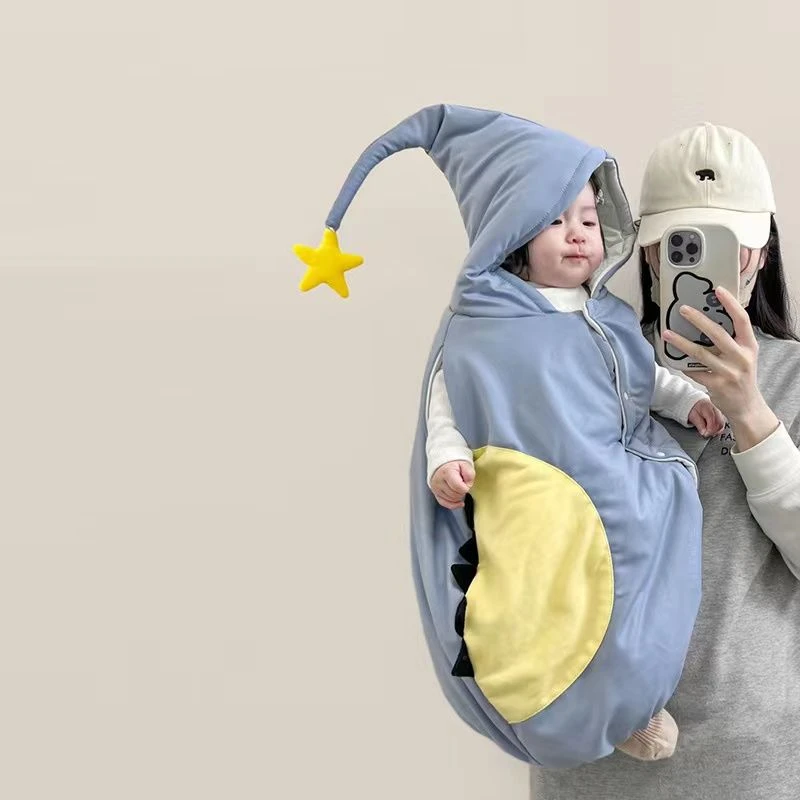 【2024新款】婴儿秋冬斗篷超萌加厚外出服宝宝冬季保暖加长外套xxx