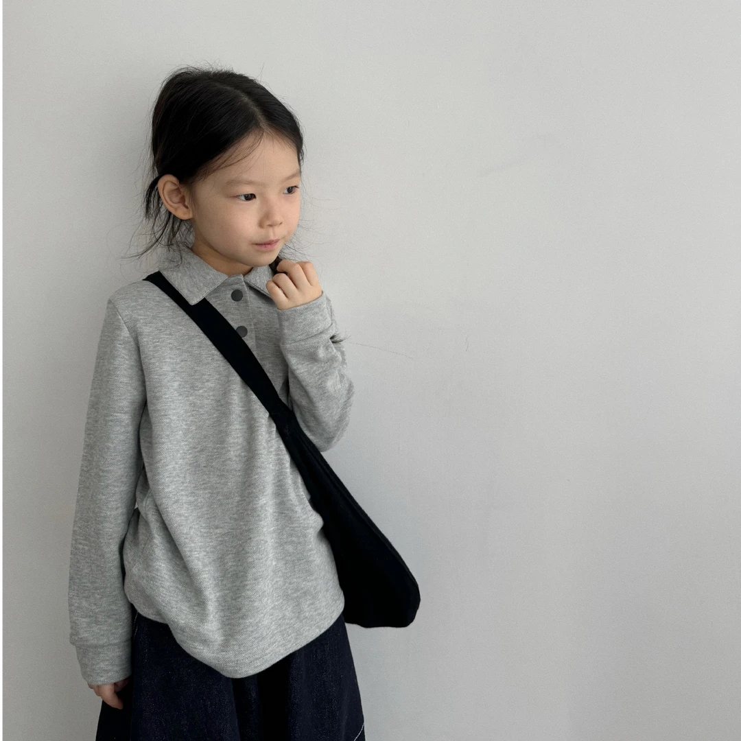 miniwhy亲子童装 | 气质小老钱feel~柔软肤感小翻领polo衫25春