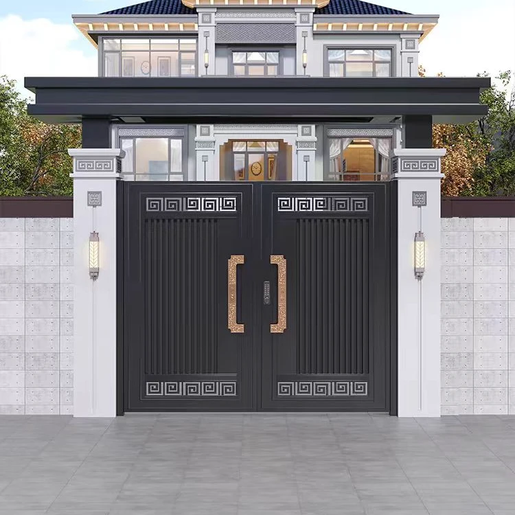 铝合金户外庭院大门院子栅栏花园别墅门单双开子母大门