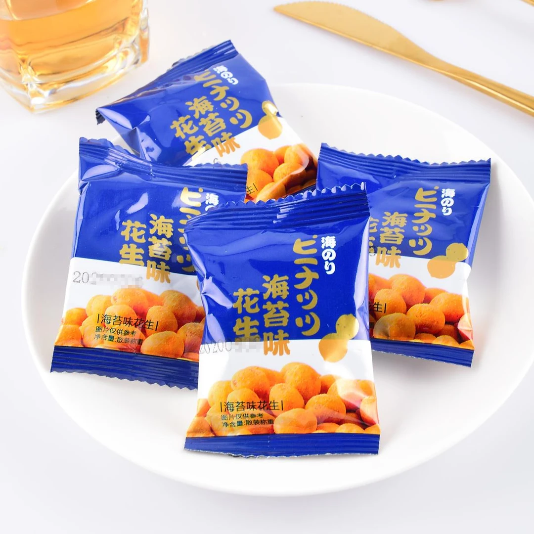 真好意多味花生米鱼皮花生豆怪味豆海苔味小包装散装怀旧零食炒货