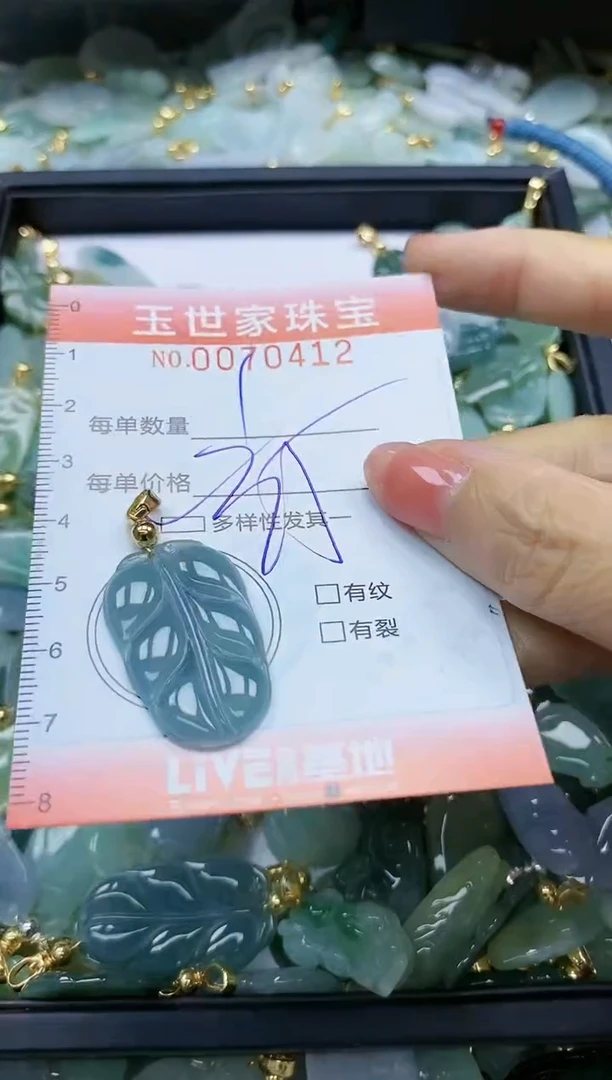 【闪购商品】翡翠颈饰未镶嵌闪购0070412多样性发其一