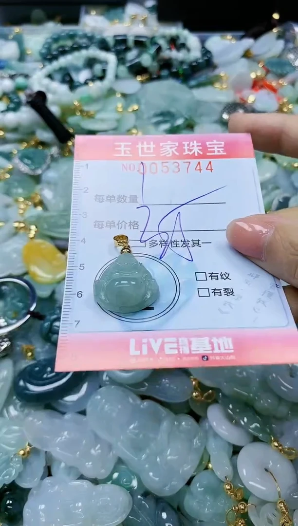 【闪购商品】翡翠颈饰未镶嵌闪购商品0053744