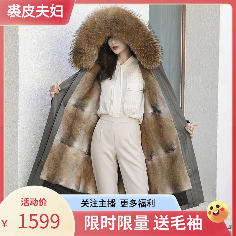 02 新款派克服保暖时尚大衣脚踝款