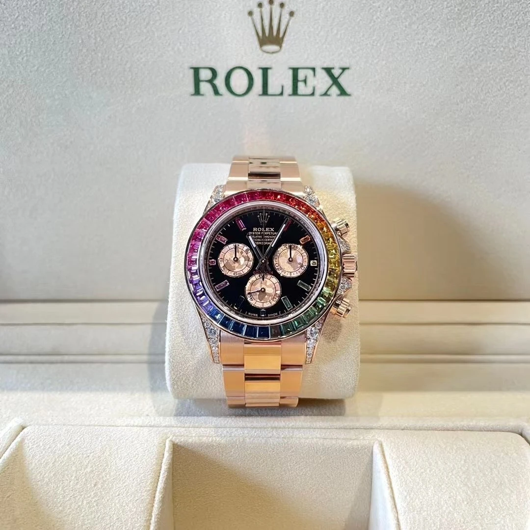 99新 Rolex/劳力士 疯狂时间俱乐部/116595rbow彩虹迪/2019年