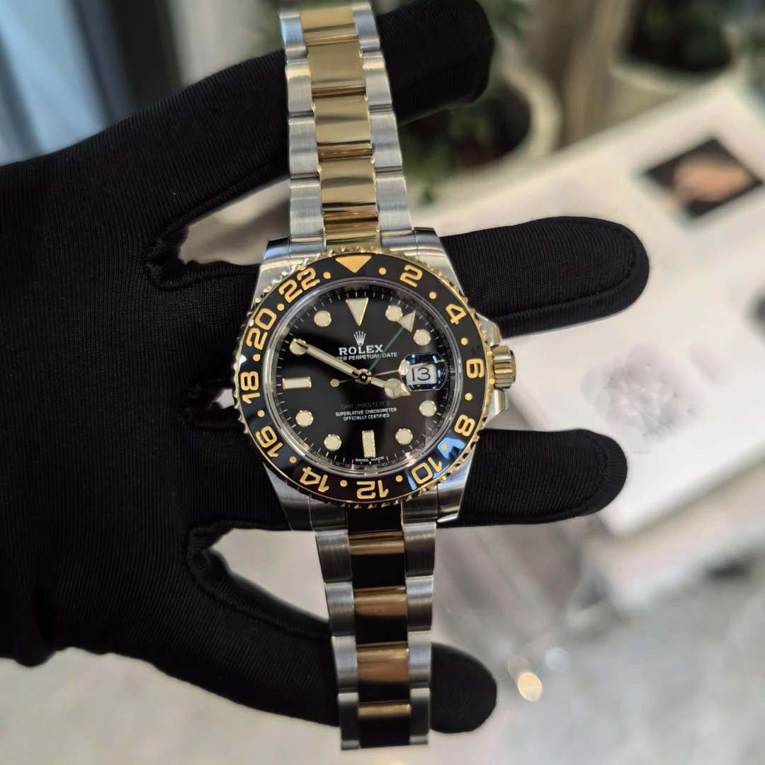 99新 Rolex/劳力士 疯狂时间俱乐部/格林尼治116713/18年