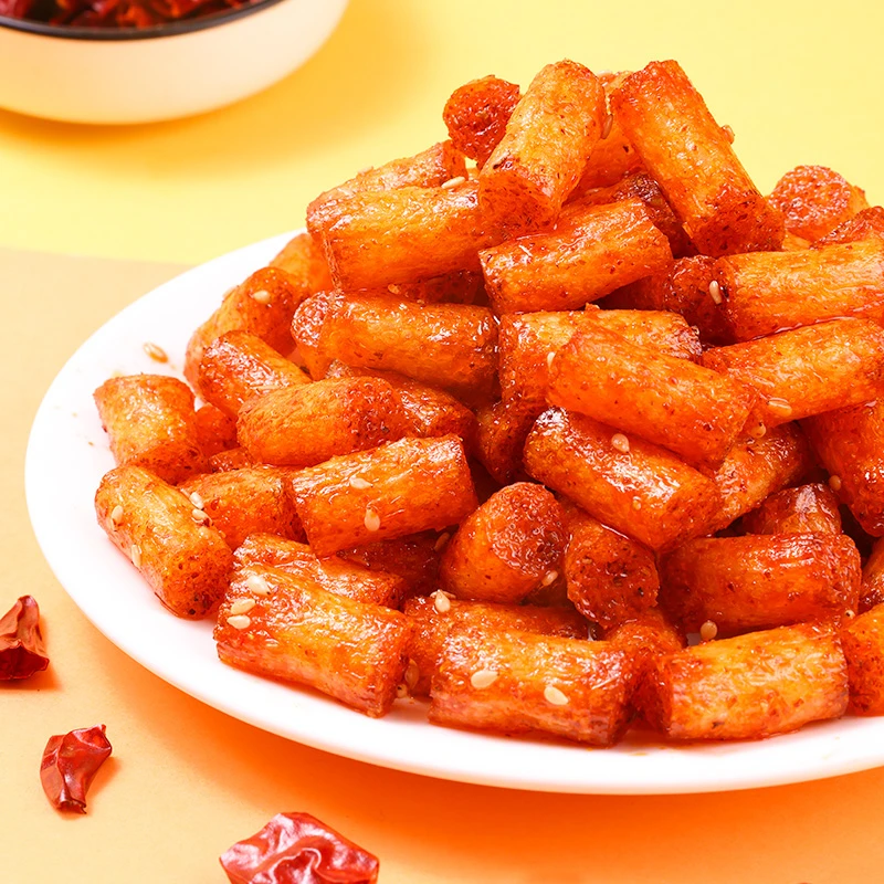 思乡山微辣微甜小包辣条网红解馋小零食辣棒湖南特产麻辣零食30g