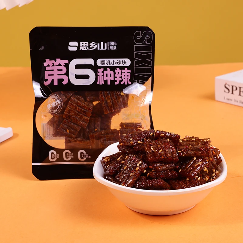思乡山小包辣块网红辣条吃货零食办公室麻辣味解馋休闲食品30g/包
