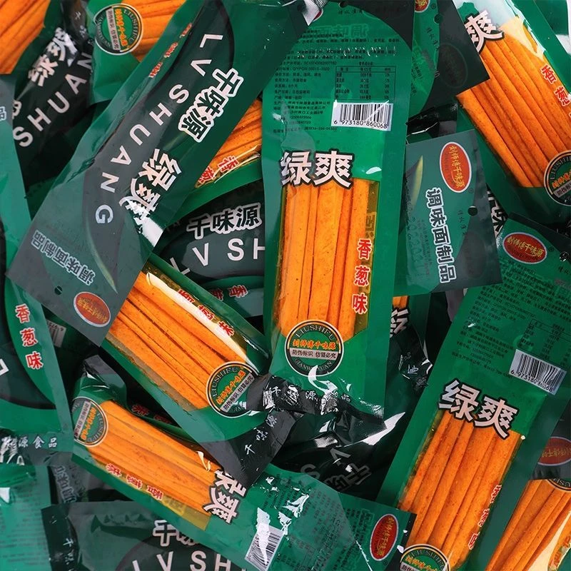 刘师傅千味源绿爽辣条校园麻辣棒儿时怀旧童年零食8090后甜辣皮片