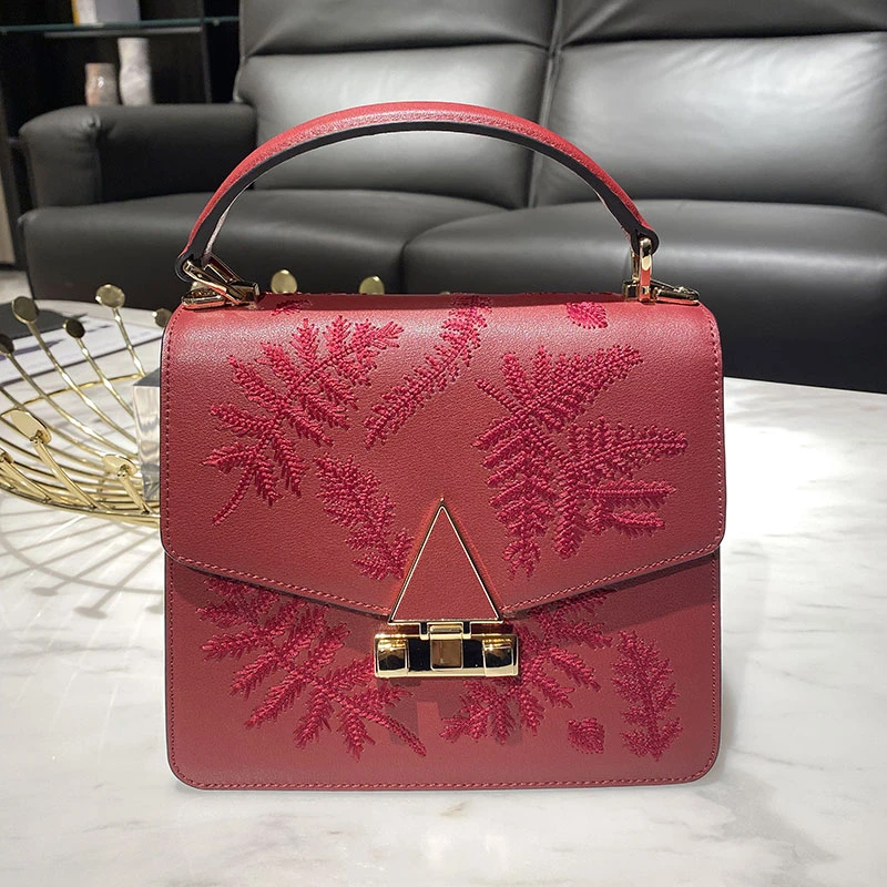 红色单肩包手提包旗袍包婚礼妈妈包手包女小包女士手拿包