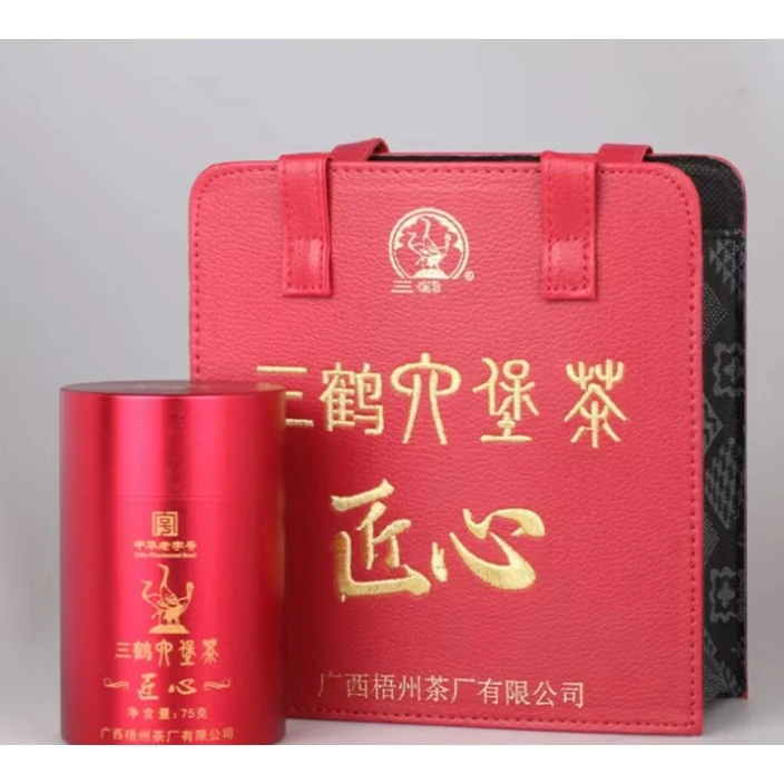 三鹤六堡茶 匠心 梧州六堡茶 特级！ 罐装 罐装 收藏送礼佳品！
