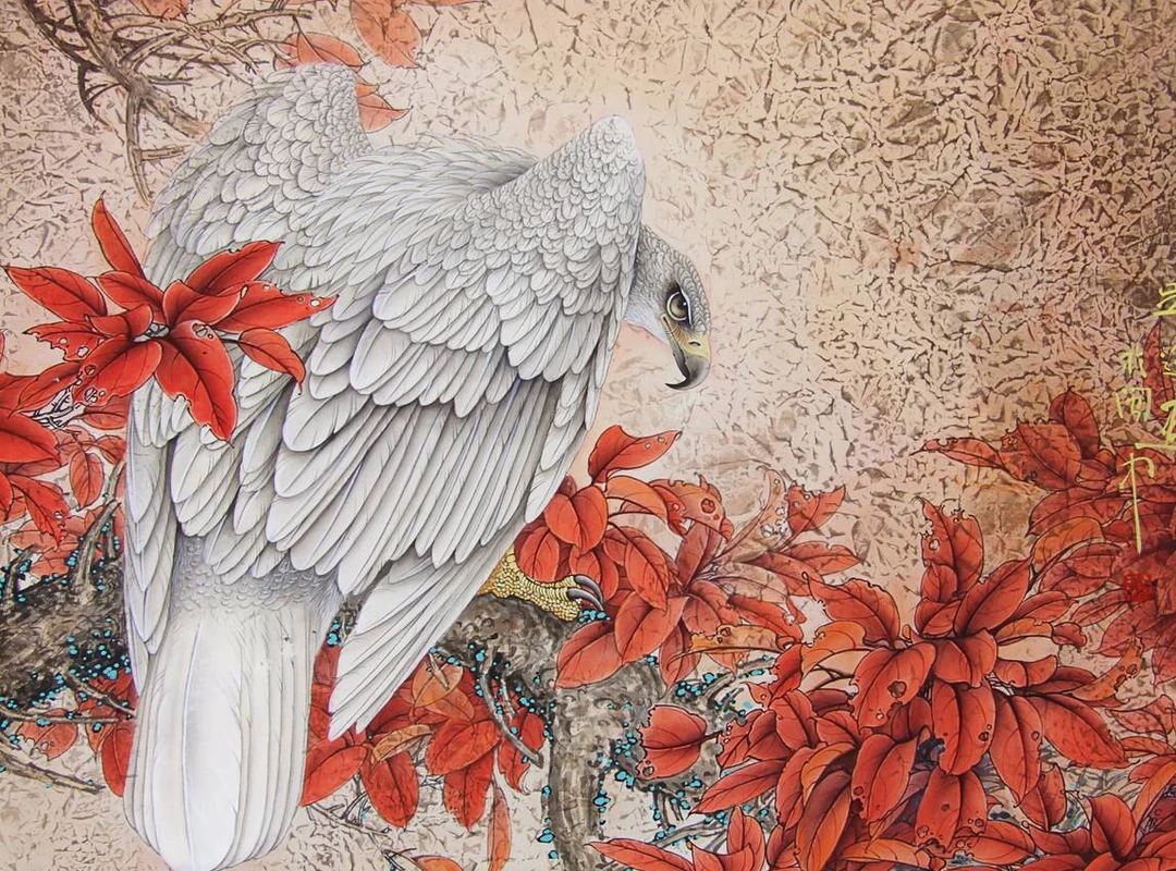 京美美术馆2号-绘画作品钱松严泰山雄姿2