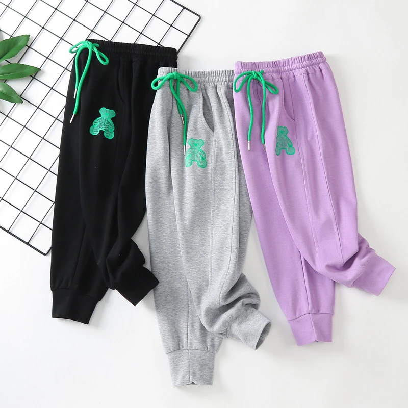 【断码清仓】K782 男女童运动休闲裤 春夏薄款中大童卫裤 长裤