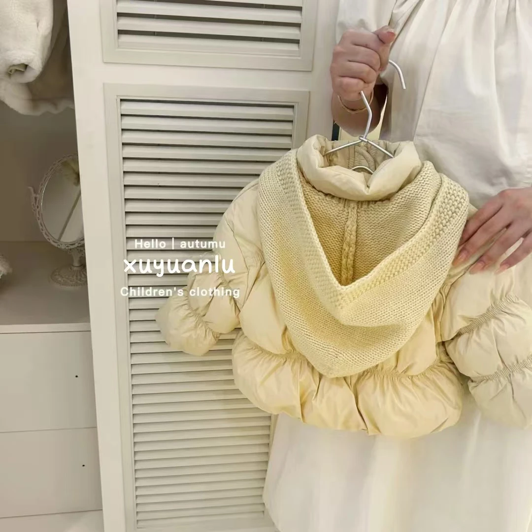 女童冬季新款韩版棉服宝宝2024洋气外套加厚棉袄棉衣儿童保暖冬装