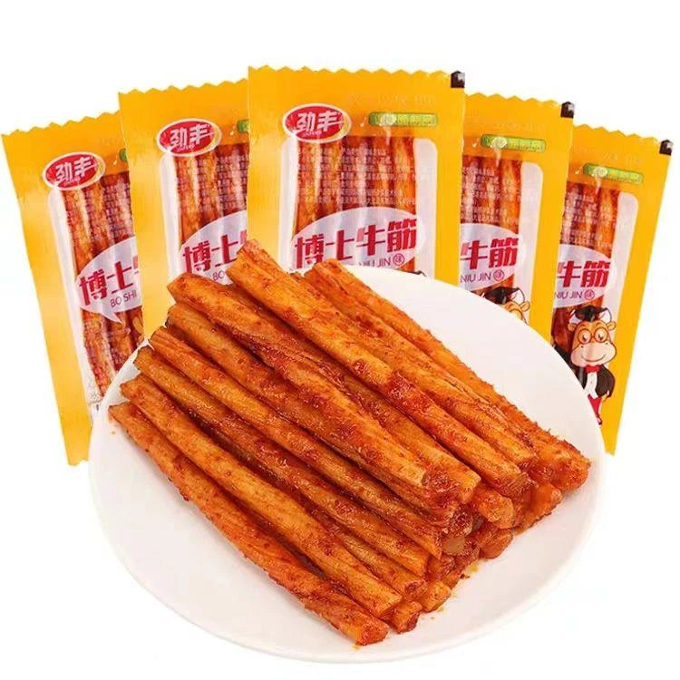 香辣博士牛筋辣条辣片批发小吃80儿时怀旧麻辣小零食休闲食品面筋