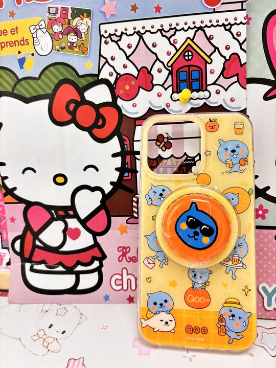 瓶盖酷儿IMD双层少女心趣味INS风可爱磁吸款手机壳适用于苹果创意